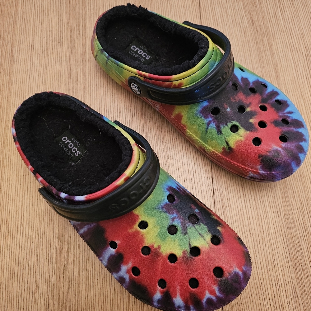 Tie Dye Crocs